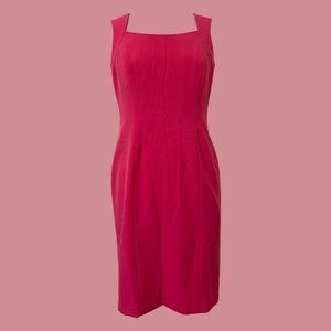 NWT Kasper Hot Pink Barbiecore Dress US 4